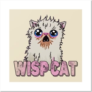 Cute And Beautiful Wisp Cat Posters and Art
